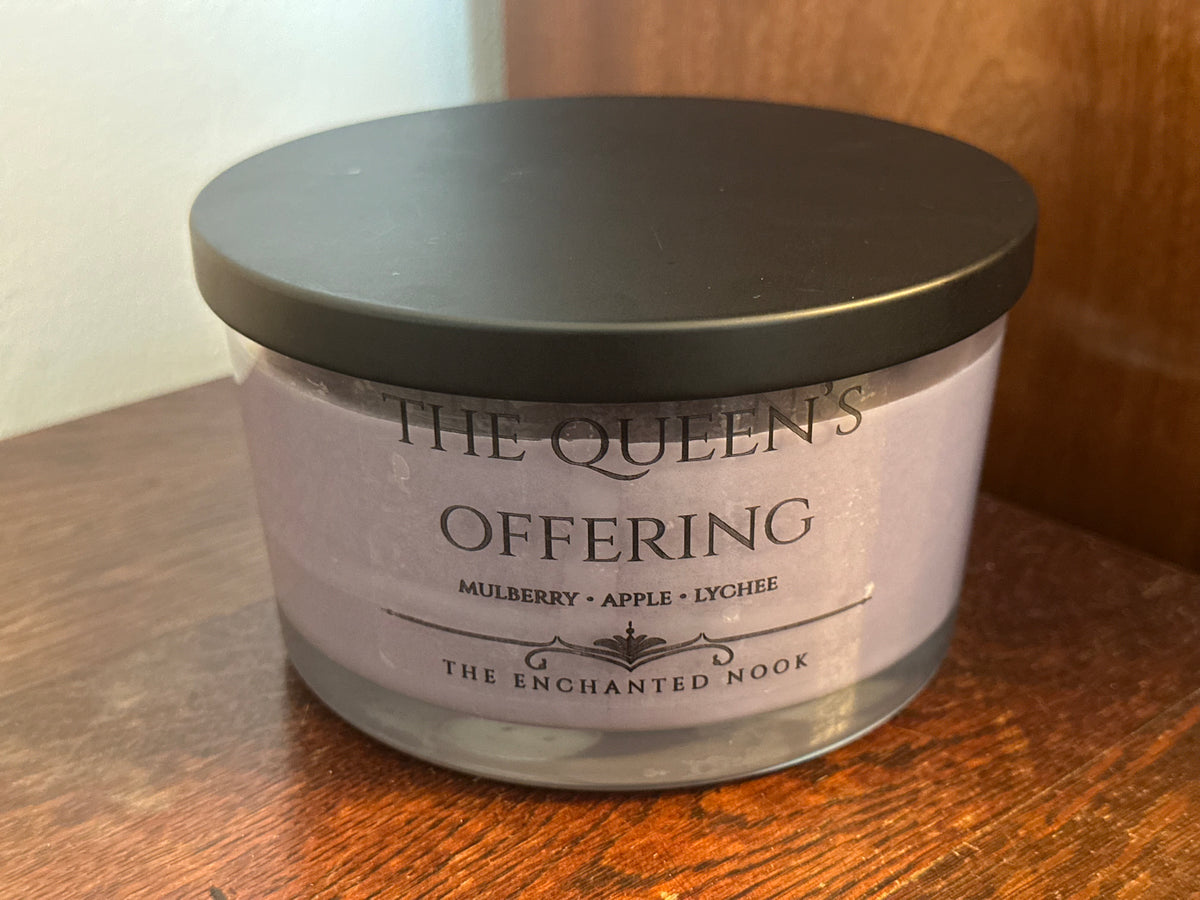 ‘The Queen’s Offering’ XL 3-wick Jar Candle