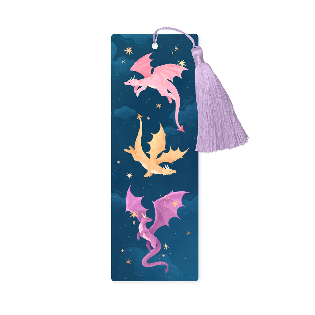 Dragon Bookmark, Fantasy Bookmark with Tassel