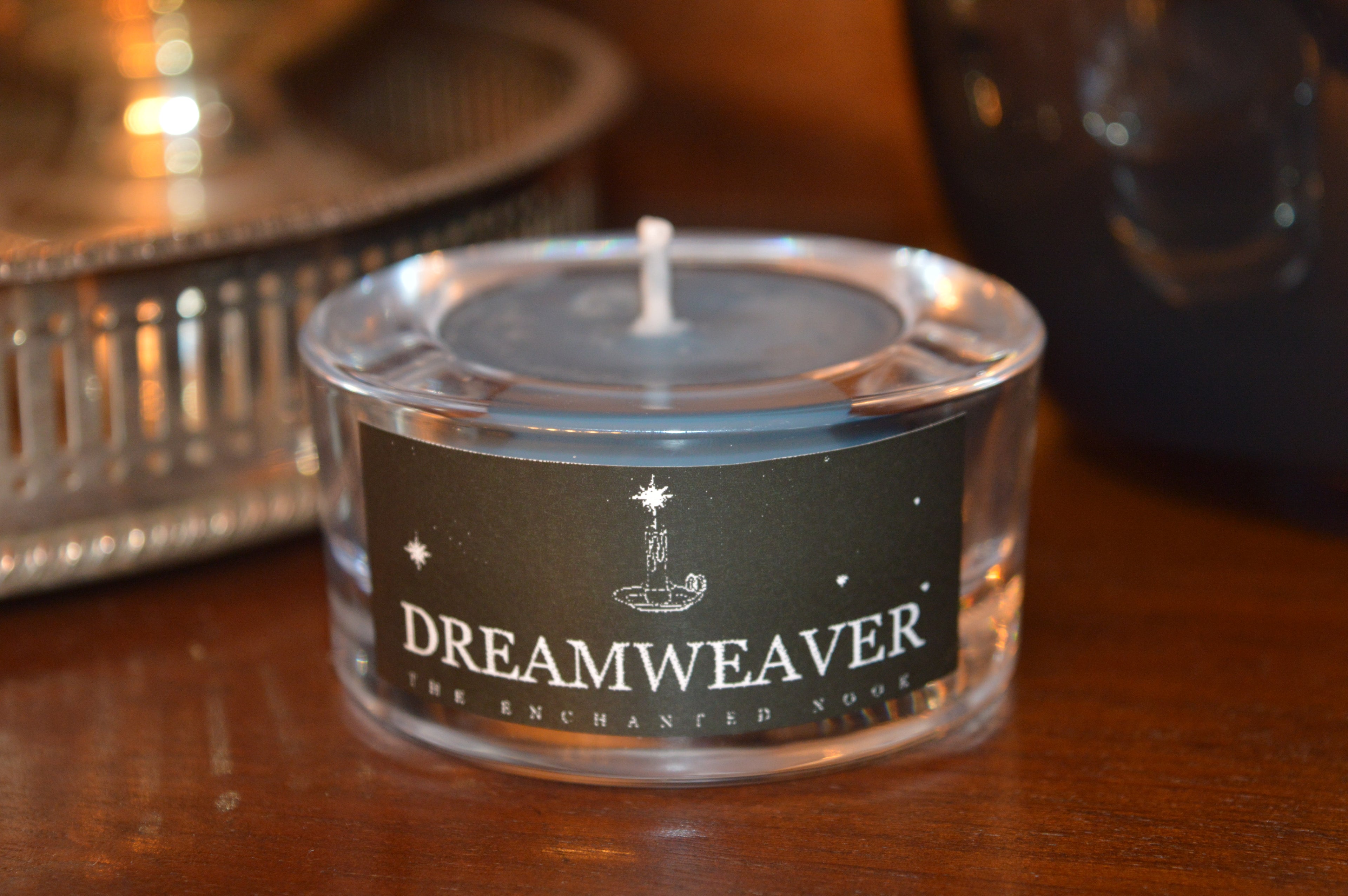 Dreamweaver 💭 - Tealight Size Glass Candle