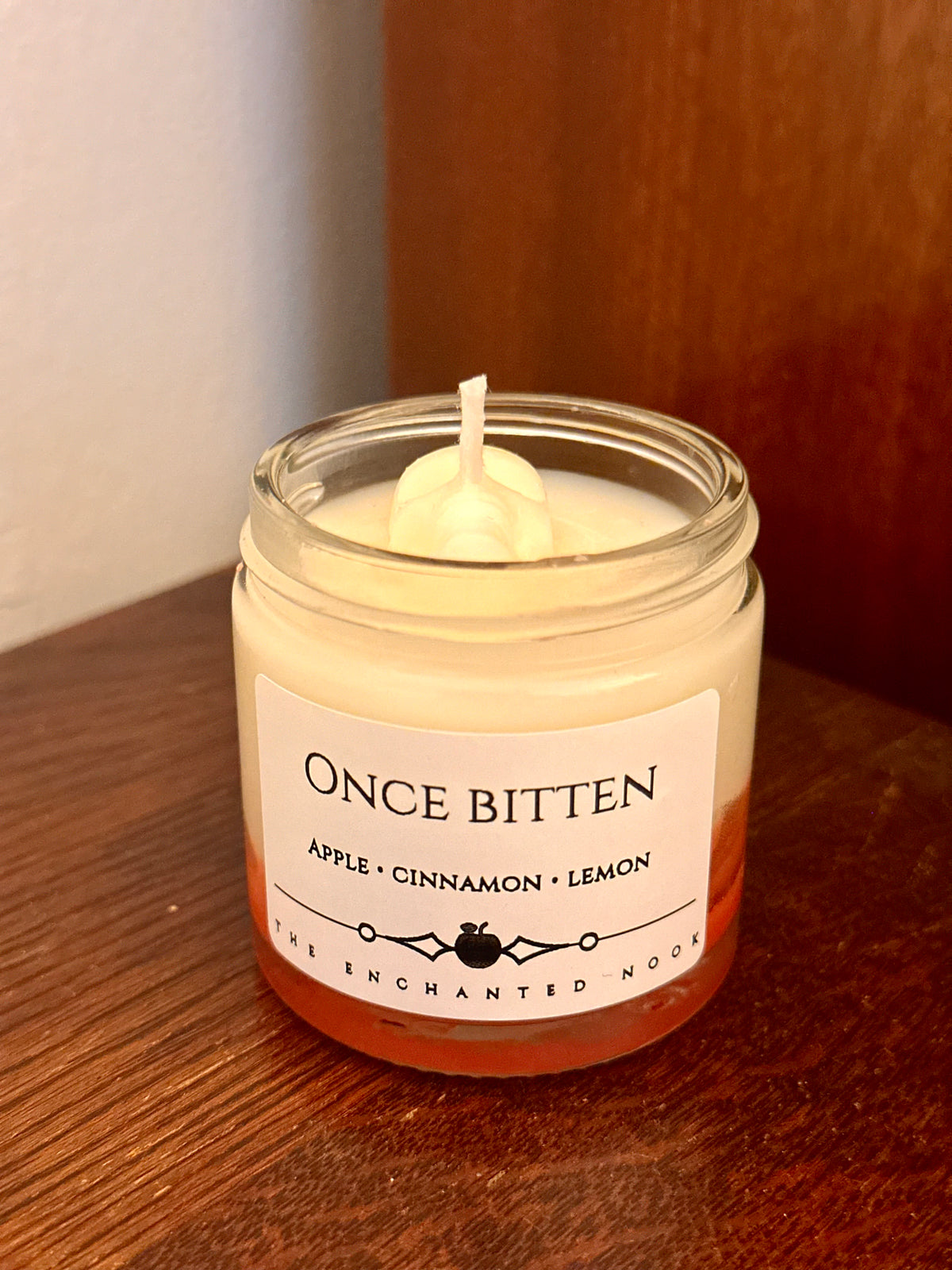 ‘Once Bitten’ Small Jar Candle with Skull